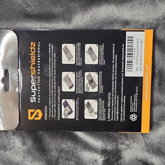 2 Amazon Kindle Paperwhite black hard case screen protector New 11th gen 2021 - Picture 6 of 6